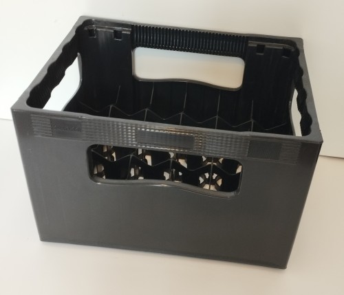 Bierkasten schwarz, 24 x 0,33 l
