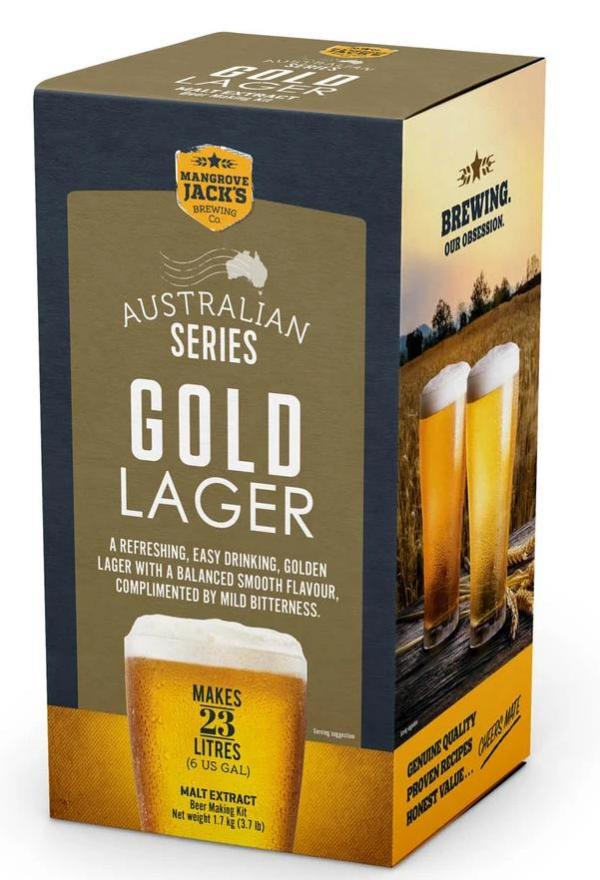 Gold Lager - Mangrove Jack's Australian Brewer's Series, 1,7 kg