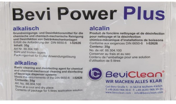 Zapfanlagenreiniger alkalisch - Bevi Power Plus