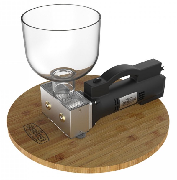 Grainfather elektrische Malzmühle mit Montageplatte 