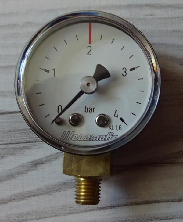 Manometer 2 Bar für Art. Nr. 4023